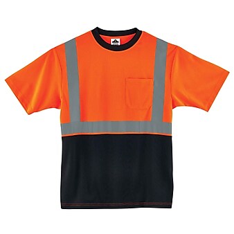 Ergodyne® GloWear 8289BK Class 2 T-Shirt, Orange, 3XL