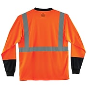 Ergodyne® GloWear 8291BK Class-2 Long Sleeve Shirt, Orange, SM
