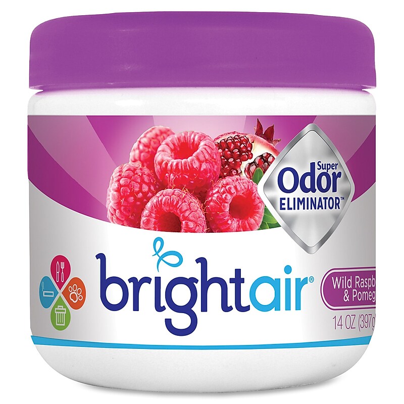 Bright Air  Super Odor Eliminator, Wild Raspberry & Pomegranate (BRI900286ES) image 1