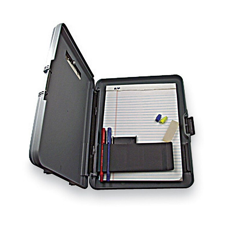 Saunders® 1/2" Capacity Polypropylene WorkMate Clipboard; Gray/Charcoal image 1