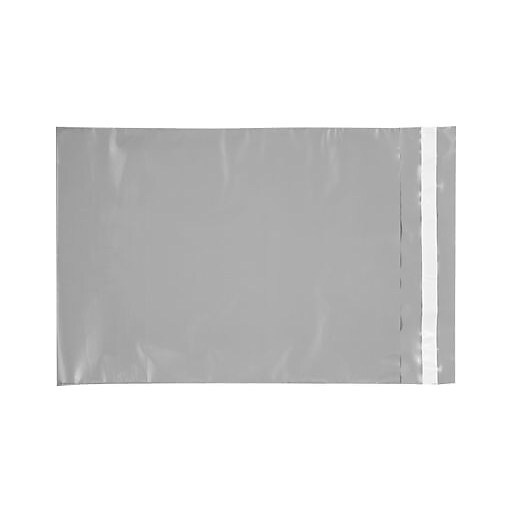 LUX 6 x 9 Heavy Duty Plastic Mailers 50/Box, Gray Plastic (HDE05450) at Staples