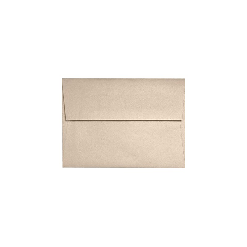 LUX A4 Invitation Envelopes (4 1/4 x 6 1/4) 500/Box, Taupe Metallic (4872-M09-500) image 1