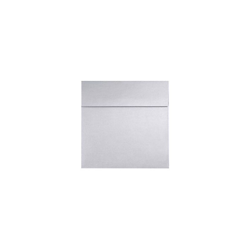 LUX 7 1/2 x 7 1/2 Square Envelopes, 250/Box, Silver Metallic (8555-06-250) image 1