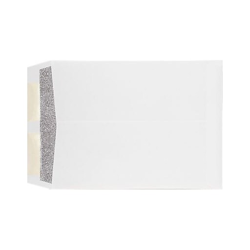 LUX 9 x 12 Open End Envelopes, 1000/Box, 28lb. White w/ Security Tint