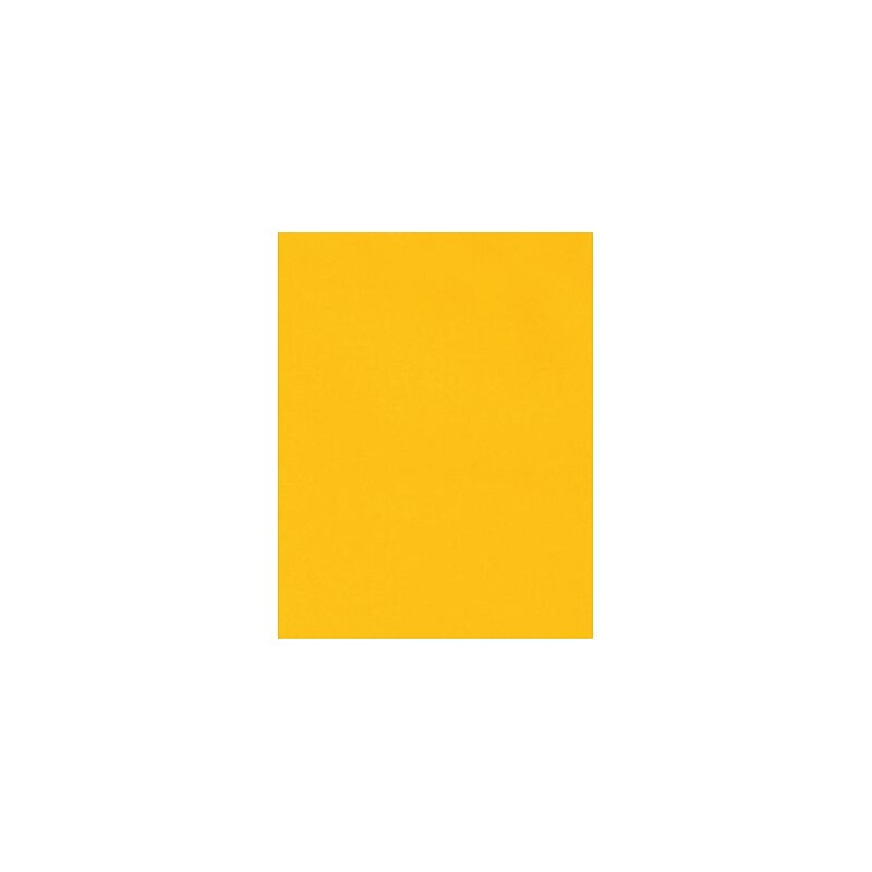 LUX® Paper, 11" x 17", Sunflower Yellow, 50 Qty (1117-P-12-50) image 1
