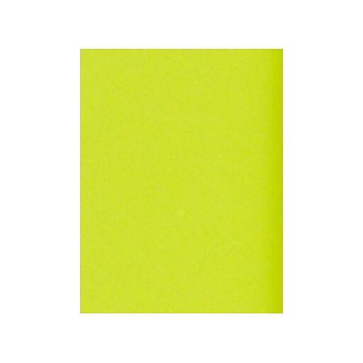 LUX 11" x 17" Color Copy Paper, 80 lbs., Wasabi Green, 500 Sheets/Ream