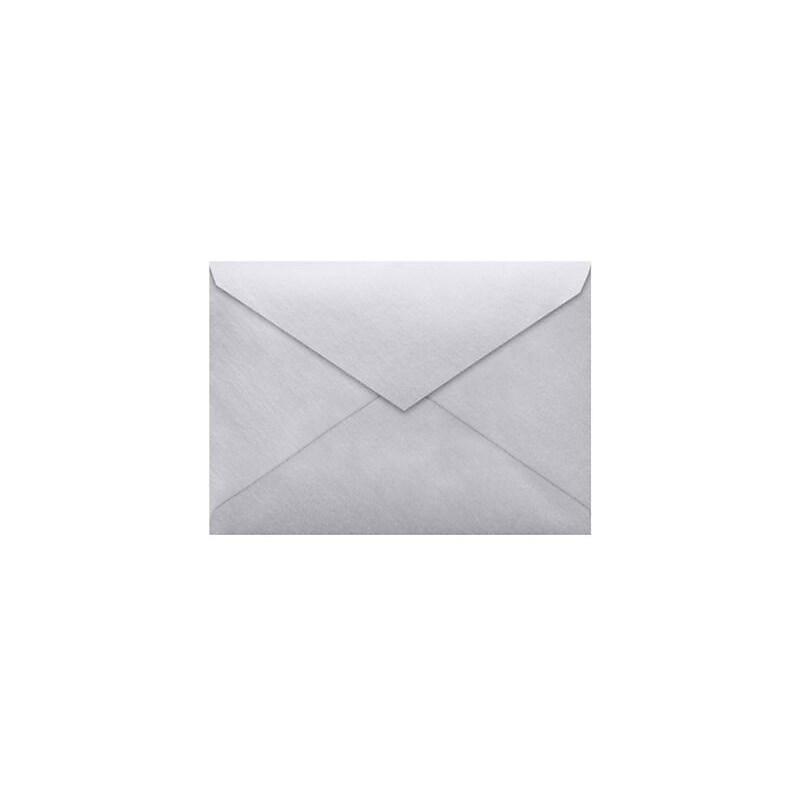 LUX Lee BAR Envelopes (5 1/4 x 7 1/4) 50/Box, Silver Metallic (LEEBAR-06-50) image 1