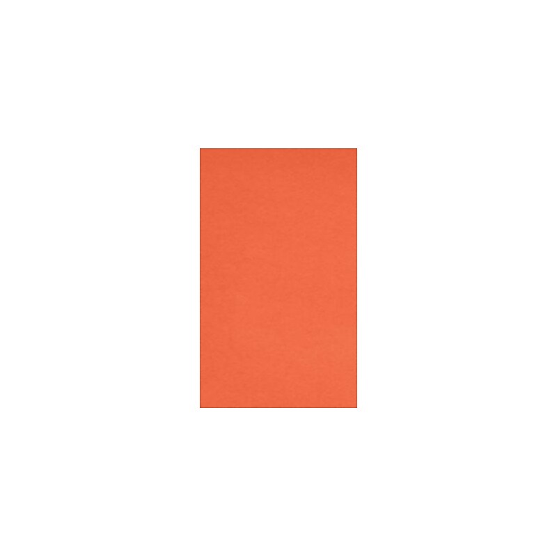 LUX  8 1/2" x 14" Multipurpose Paper, 32 lbs., Mandarin Orange, 50 Sheets/Pack (81214-P-11-50) image 1