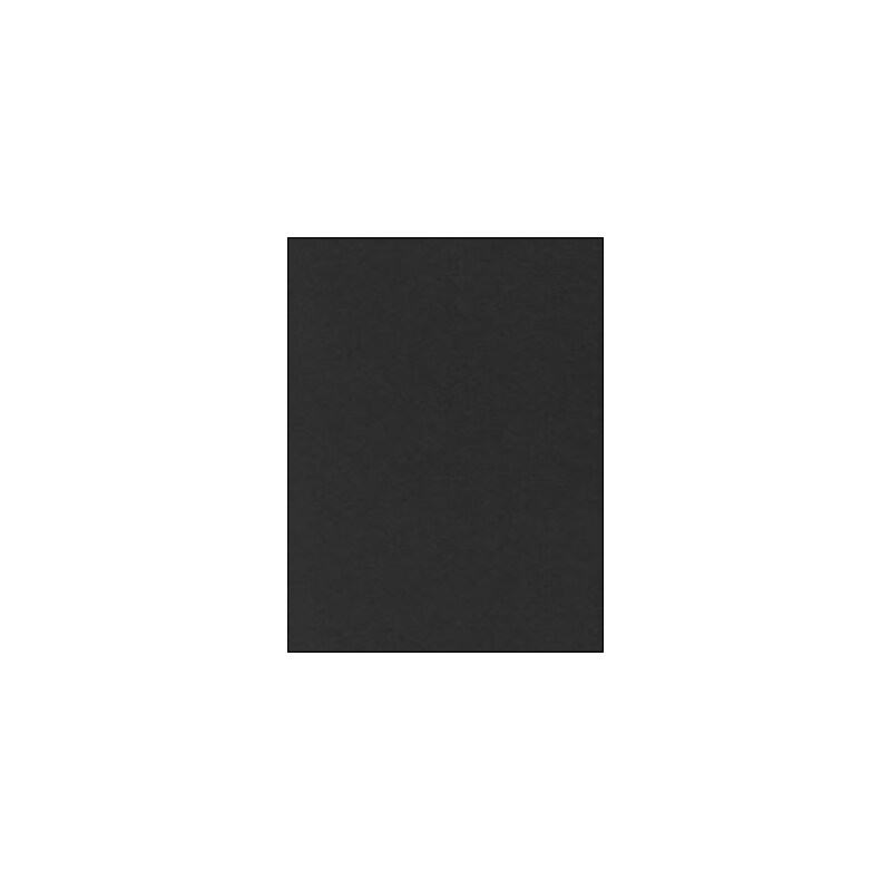 LUX 11" x 17" Color Copy Paper, 80 lbs., Black Linen, 500 Sheets/Ream (1117-P-BLI-500) image 1