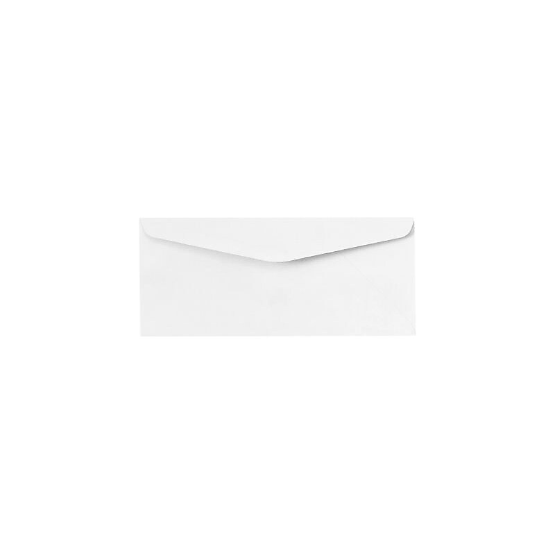 LUX #10 Regular Envelopes (4 1/8 x 9 1/2) 1000/Box, 24lb. White Linen (WS-2960-1M) image 1