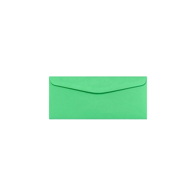 LUX #9 Regular Envelopes, 3 7/8" x 8 7/8", Bright Green, 500 Qty (WS-2037-500) image 1