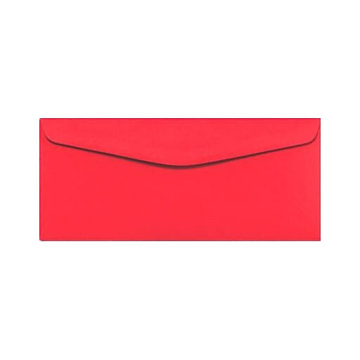 LUX 9 Business Envelope, 3 7/8" x 8 7/8", Electric Cherry, 50/Pack (WS