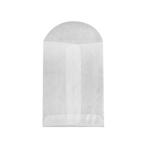 LUX 2 1/8 x 2 1/8 Open End Envelopes 50/Box) 50/Box, 30lb. Glassine