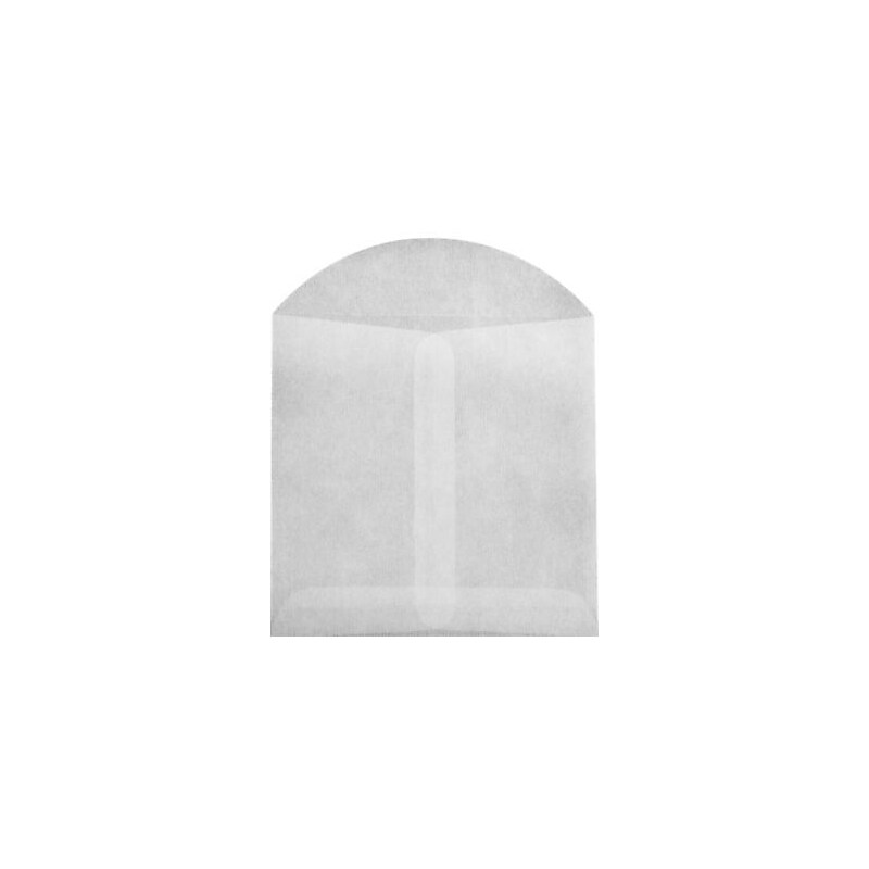 LUX 3 1/2 x 3 1/2 Open End Glassine Envelopes, 500/Box, 30lb. (GLASS-23-500) image 1