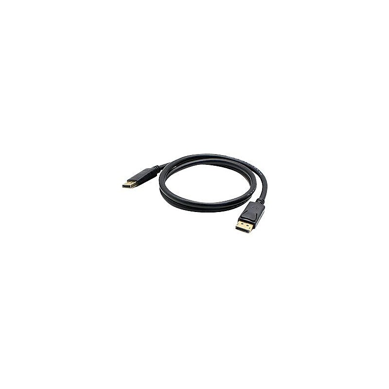 AddOn DISPLAYPORT1F 1' DisplayPort Cable, Black image 1