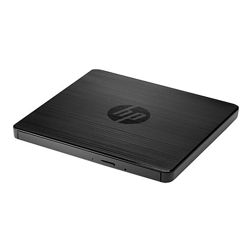 HP® F2B56AA External DVDWriter Drive, USB, Black Staples