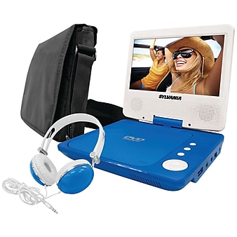 Sylvania 7" Swivel-screen Portable DVD Players (blue)