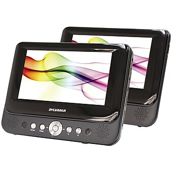 Sylvania 7" Dual-screen Portable DVD Player