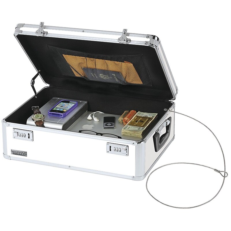 Vaultz®, Locking Storage Chest, White (VZ00177) image 1