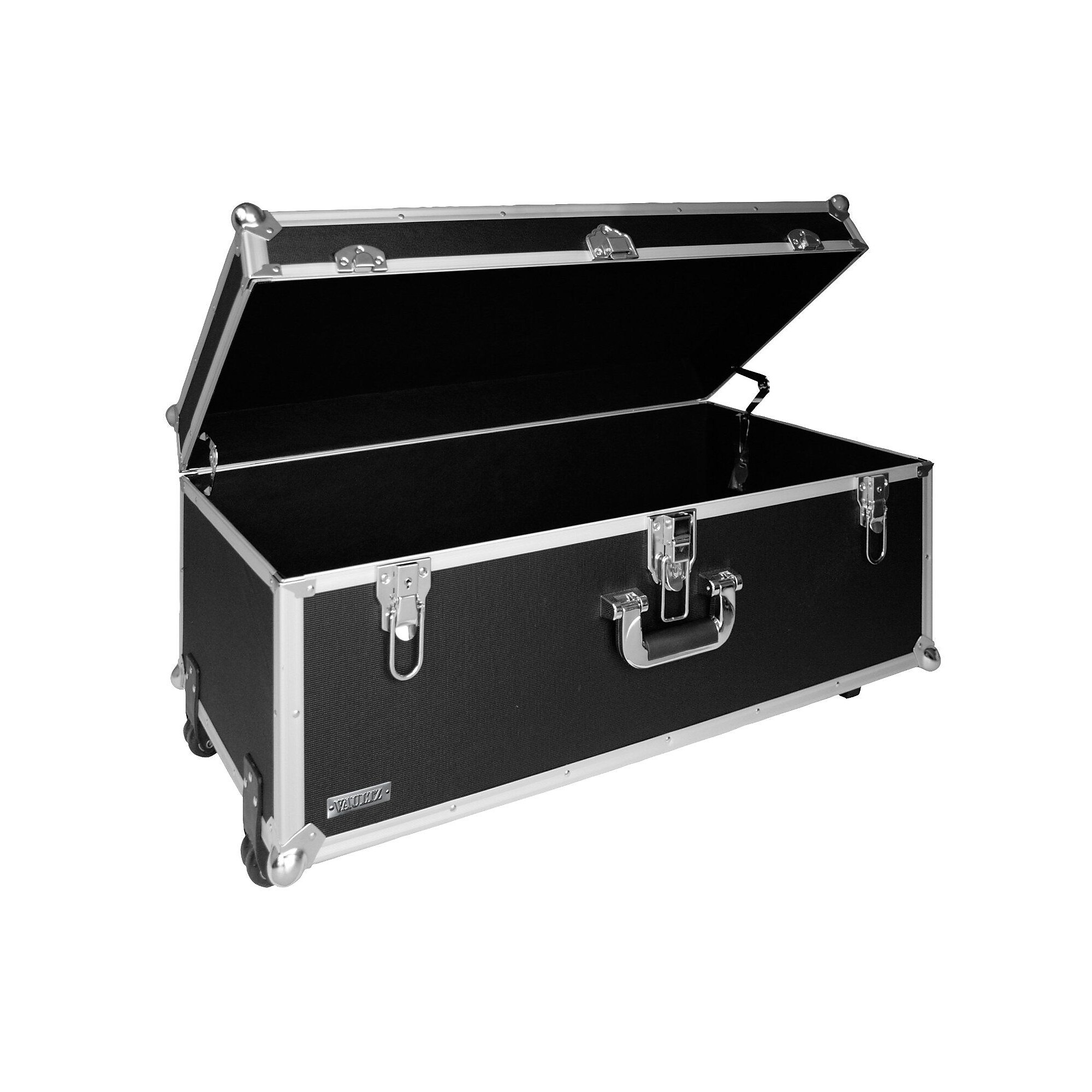 Vaultz Locking Extra-Large Storage Chest with Wheels, Black (VZ00355) Sansujyuku sansujyuku.com