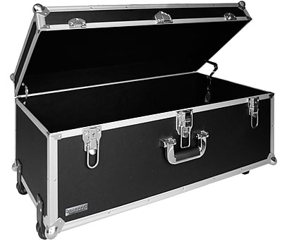 Vaultz Locking Extra-Large Storage Chest with Wheels, Black (VZ00355) Sansujyuku sansujyuku.com