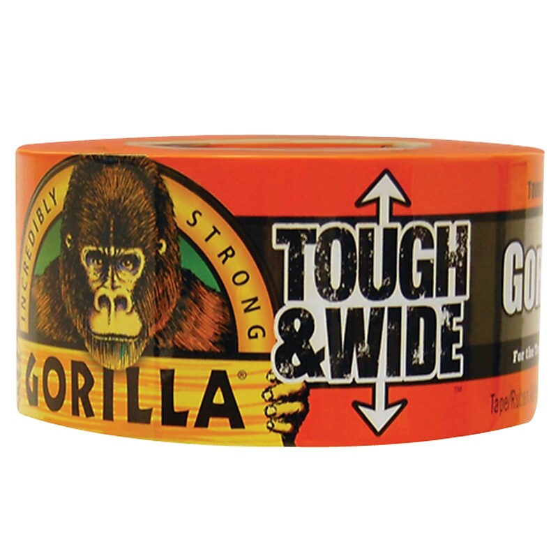 Gorilla Duct Tape, 3" x 30 yds., Black, 1/Roll (6003001) image 1