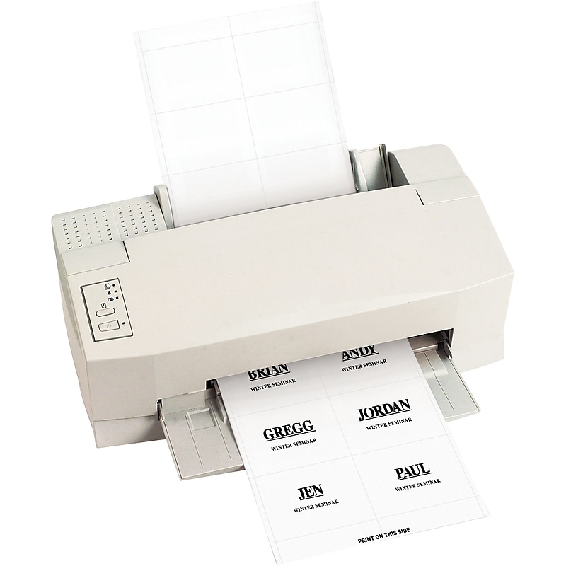 Badge Inserts, Paper, 4" x 3", White, 300/Case (BH140) image 1