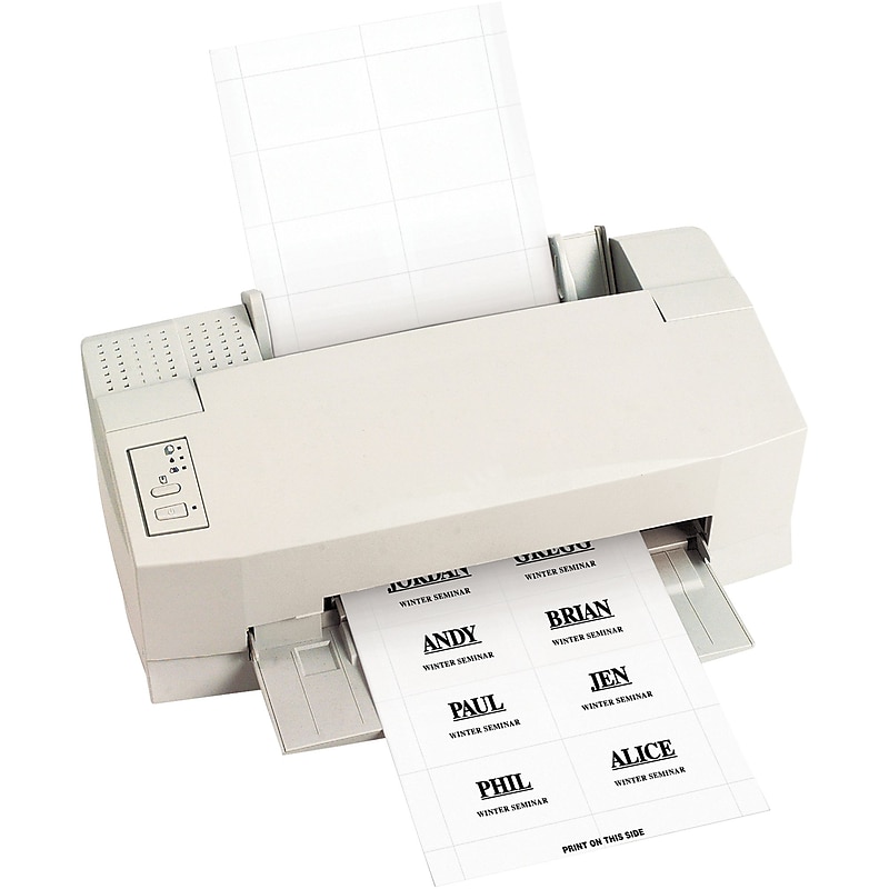 Badge Inserts, Paper, 2" x 3", White, 280/Case (BH141) image 1