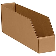 Open Top Bin Boxes, 2" x 12" x 4 1/2", Kraft, 50 /Bundle (BINMT212K)