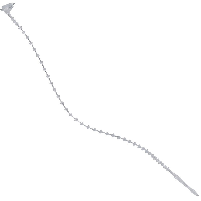 Beaded Security Tie, 8", Natural, 2000/Case (CTBS8A) image 1
