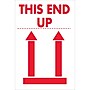 Tape Logic Labels, "This End Up", 2" x 3", Red/White, 500/Roll (DL5154)~#|#~m004078418_sc7