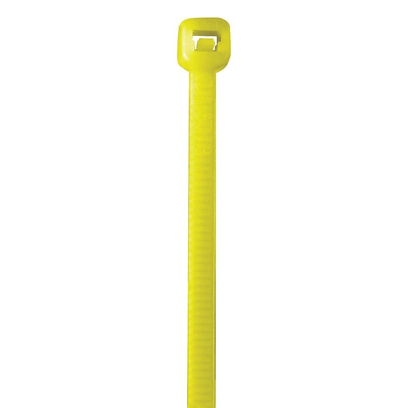 Cable Ties, 50#, 18", Fluorescent Yellow, 500/Case (CT185J) image 1