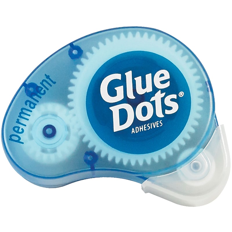 Dot N Go Glue Dots, Blue, 6/Pack (GD118) image 1