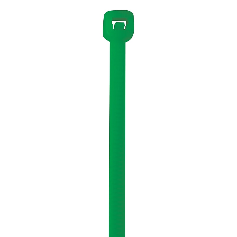 Cable Ties, 50#, 18", Green, 500/Case (CT185A) image 1