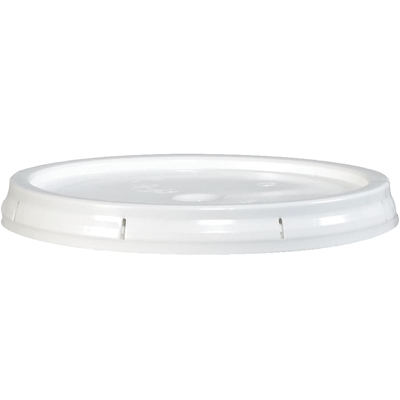 Partners Brand Plastic Lid, 5 Gallon, White (HAZ1076LID) image 1