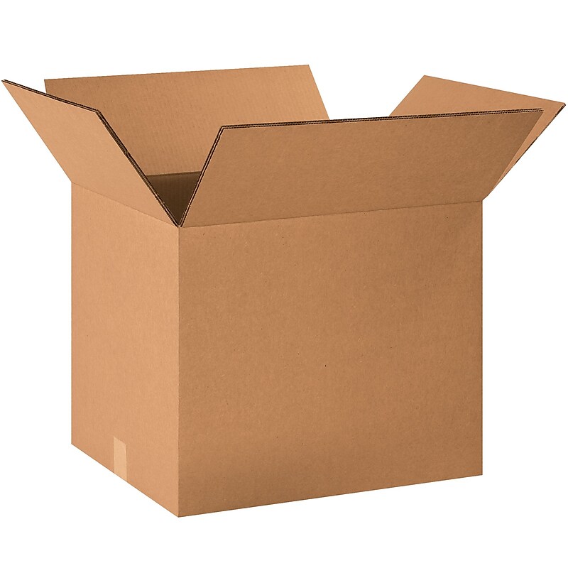 Double Wall Boxes, 20" x 14" x 14", Kraft, 15/Bundle (HD201414DW) image 1