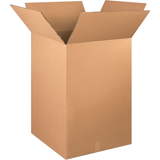 Partners Brand 24" x 24" x 48" Heavy-Duty Double Wall Boxes, 48 ECT