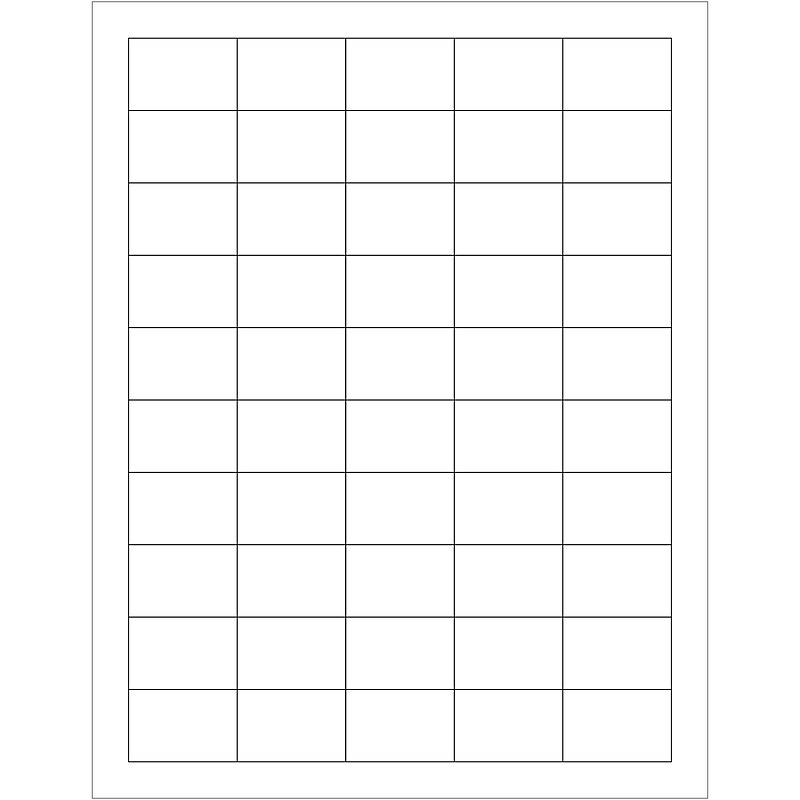 Tape Logic® Removable Rectangle Laser Labels, 1 1/2" x 1", White, 5000/Case (LL260) image 1