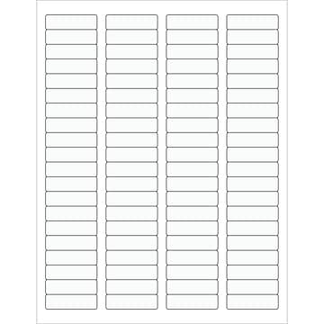 Tape Logic Rectangle Laser Labels 1 3 4 X 1 2 Clear 8000 Case Ll2cl Staples