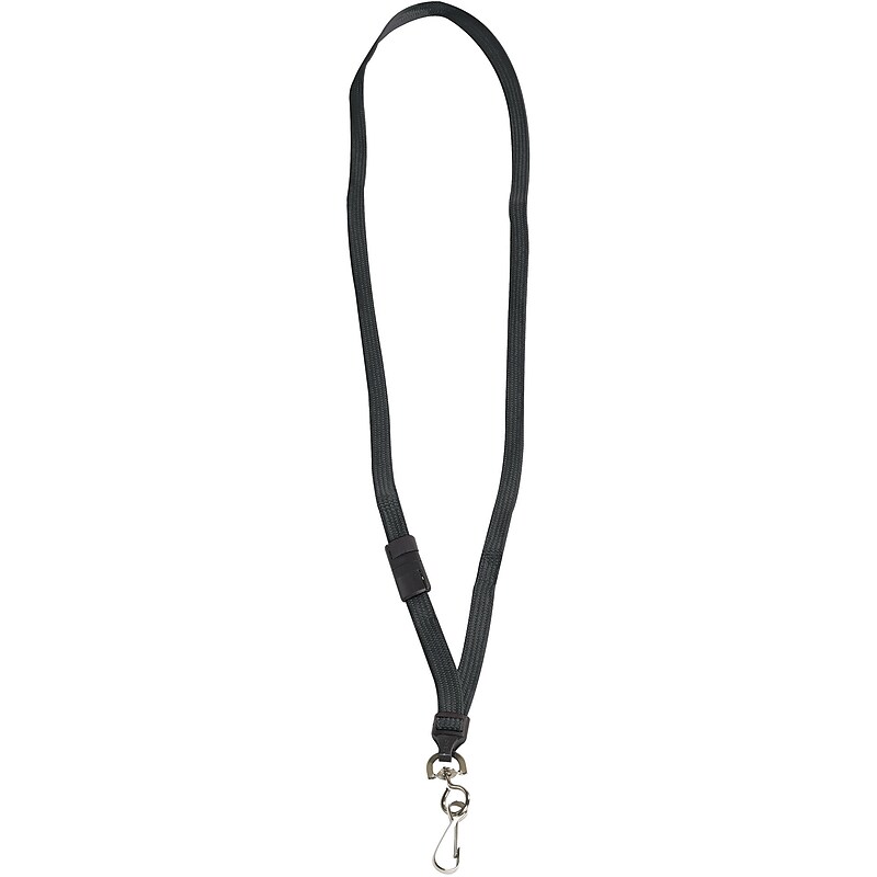 Lanyard, Breakaway, 38", Black, 24/Case (LY120) image 1