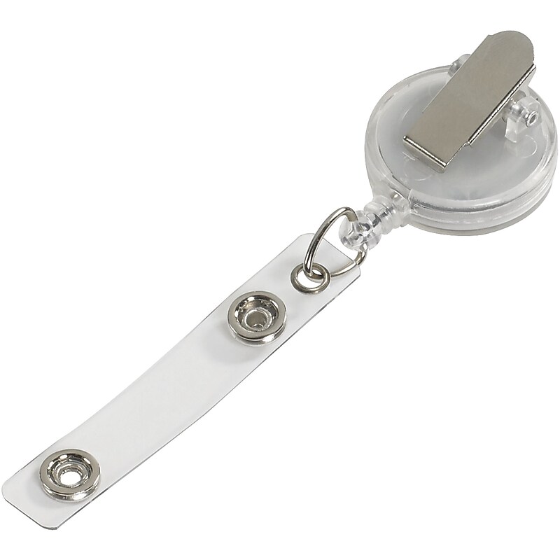 Retractable Lanyard, 36", Clear, 12/Case (LY130) image 1