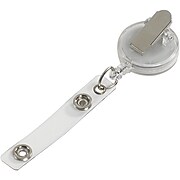 Retractable Lanyard, 36", Clear, 12/Case (LY130)