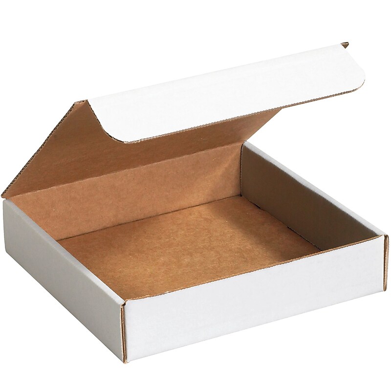 Literature Mailers, 8" x 8" x 2", White, 50/Bundle (ML882) image 1