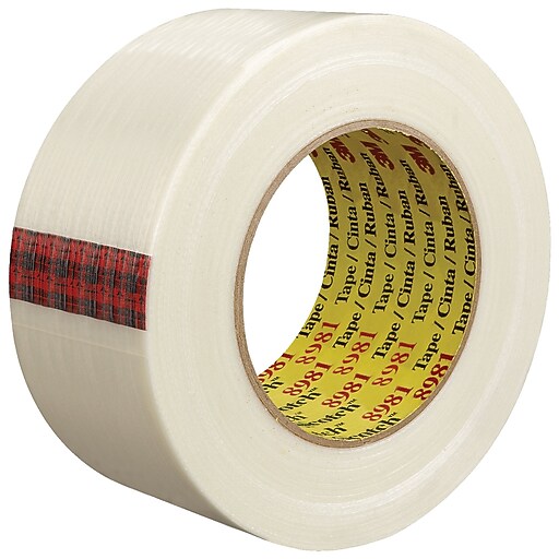 3M 8981 Strapping Tape, 6.6 Mil, 2" x 60 yds., Clear, 24/Case (T9178981) at Staples