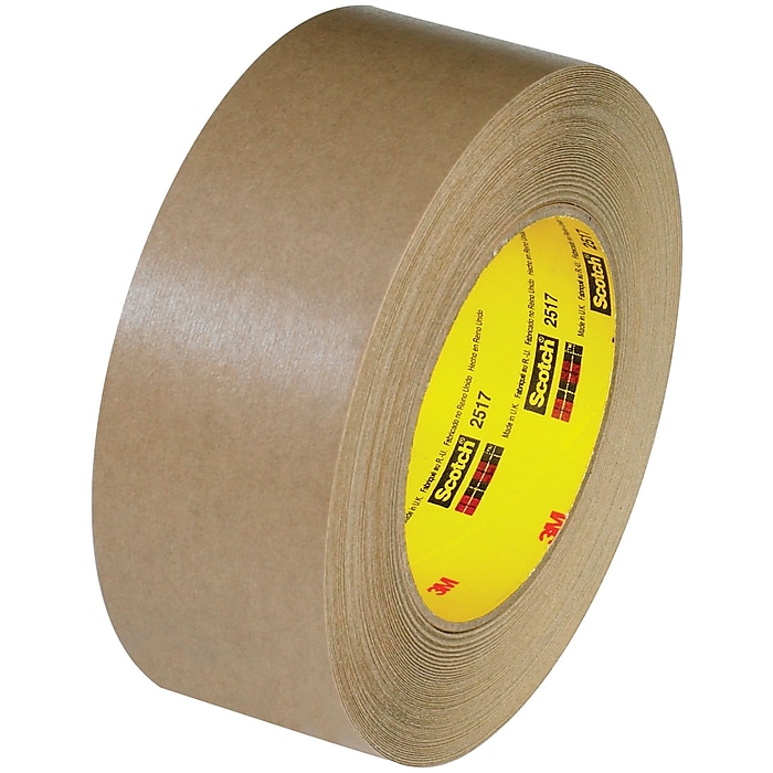 3M 2517 Flatback Tape, 6.5 Mil, 2 3M 2517 Flatback Tape, 6.5 Mil, 2