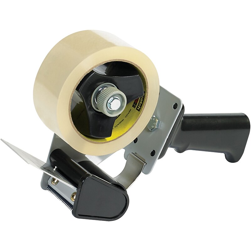 Partners Brand HB903 3" Handheld Packing Tape Dispenser, Gray/Silver (TD3MHB903) image 1
