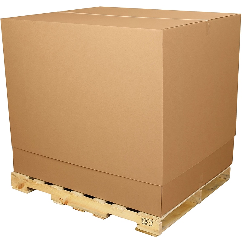 36" x 36" x 40" Shipping Boxes, 5/Bundle (TELE3636BTM) image 1