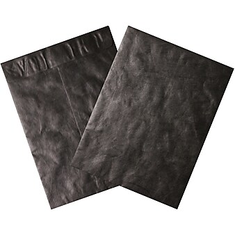 Tyvek® Envelopes, 12" x 15 1/2", Black, 100/Case (TYC1215B)