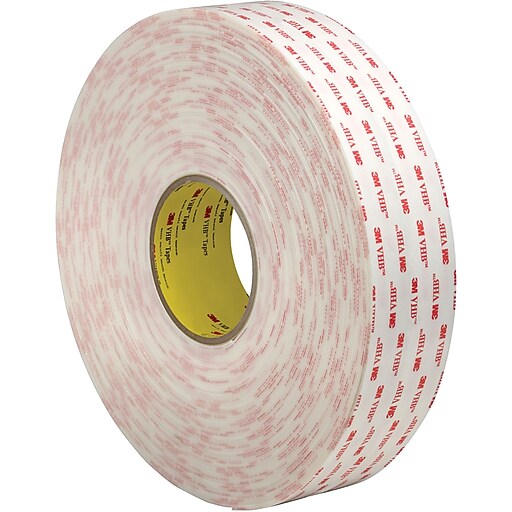 3M™ 4945 VHB™ Tape, 2&quot; x 5 yds., White, 1/Case (VHB494502R
