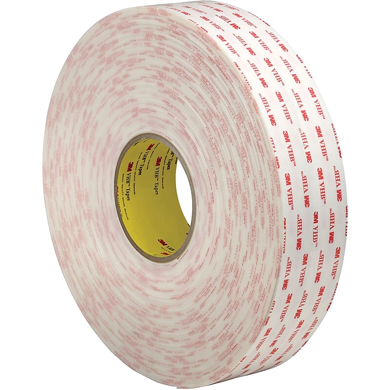 3M 4945 VHB™ Tape, 45.0 Mil, 2" x 5 yds., White, 1/Case (VHB494502R) image 1